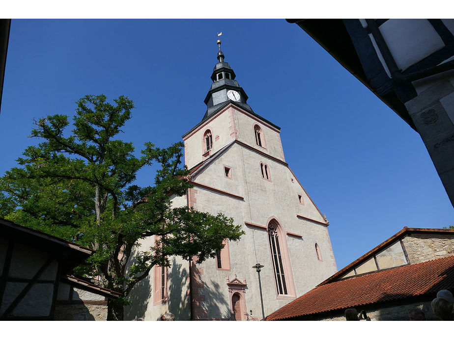 Sankt Crescentius on Tour in Ostheim und auf dem Kreuzberg (Foto: Karl-Franz Thiede)